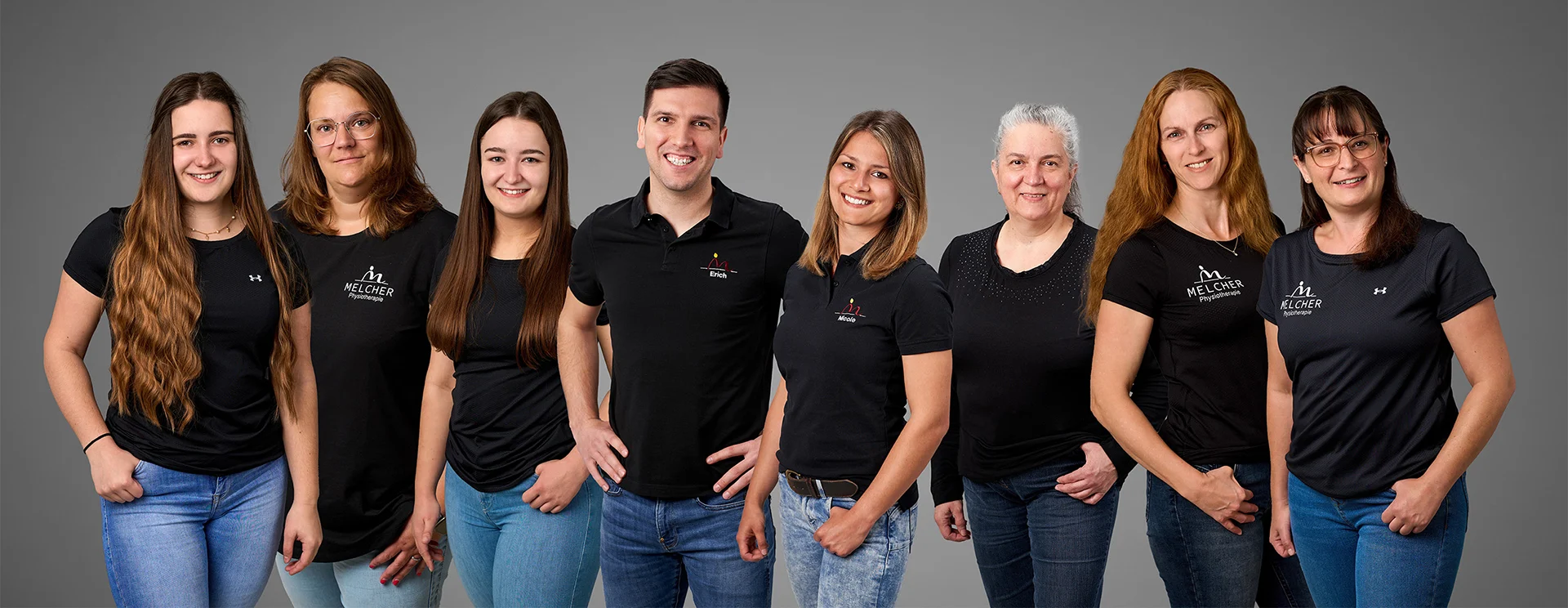 Teamfoto Melcher Physiotherapie